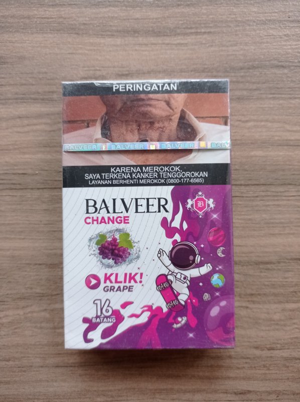 Rokok balveer grape 16