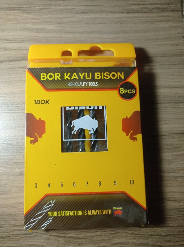 Mata bor kayu bison 8 pcs