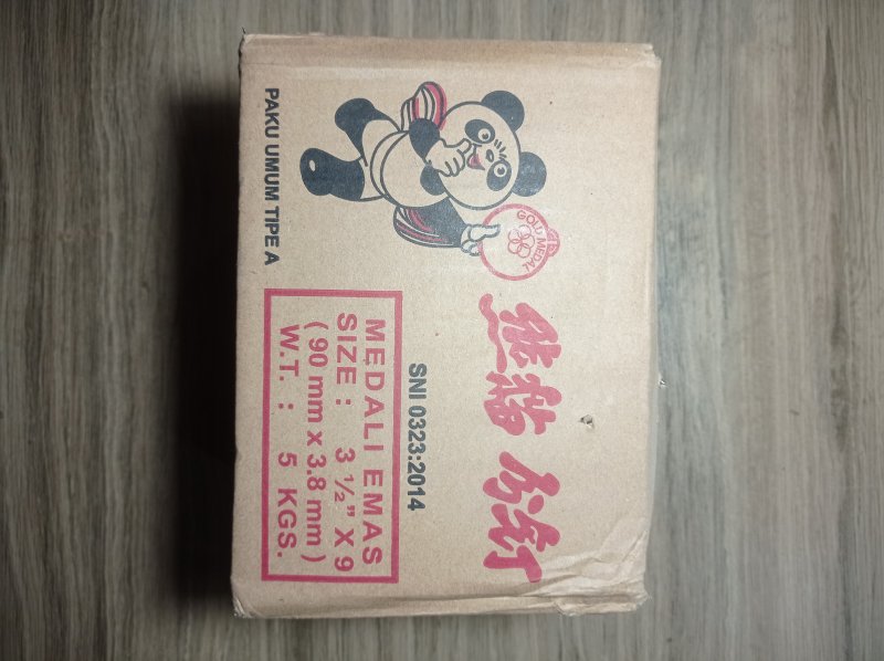 Paku panda ukuran 3-1/2