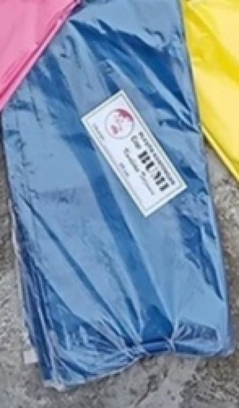 plastik meteran bumi biru