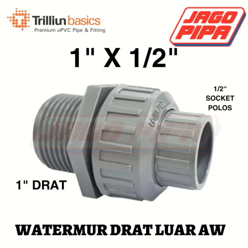 watermor mesin 1 x 1/2