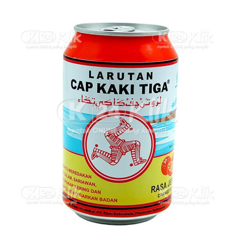 Larutan cap kaki tiga jeruk